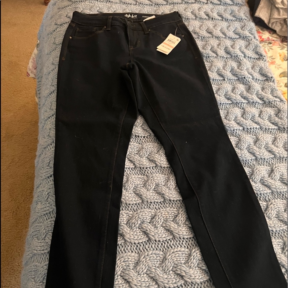 Style and co Jeans petite curvy skinny leg Sz 2P